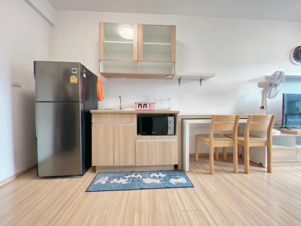 Condo for rent A space play Ratchada - Sutthisan, spacious room, lots of usable space, good price, book now, don't miss out.