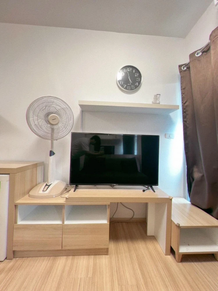 Condo for rent A space play Ratchada - Sutthisan, spacious room, lots of usable space, good price, book now, don't miss out.