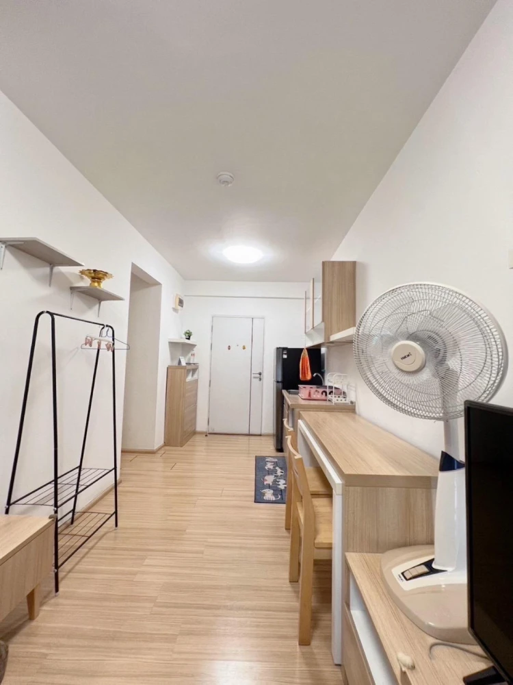 Condo for rent A space play Ratchada - Sutthisan, spacious room, lots of usable space, good price, book now, don't miss out.