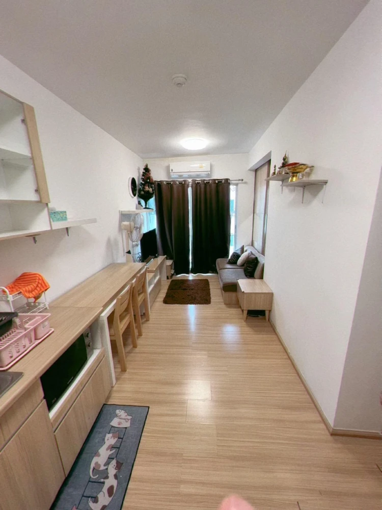 Condo for rent A space play Ratchada - Sutthisan, spacious room, lots of usable space, good price, book now, don't miss out.