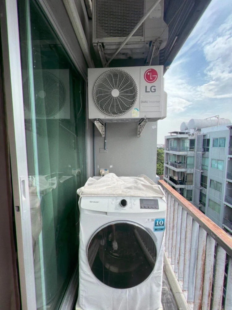 Condo for rent A space play Ratchada - Sutthisan, spacious room, lots of usable space, good price, book now, don't miss out.