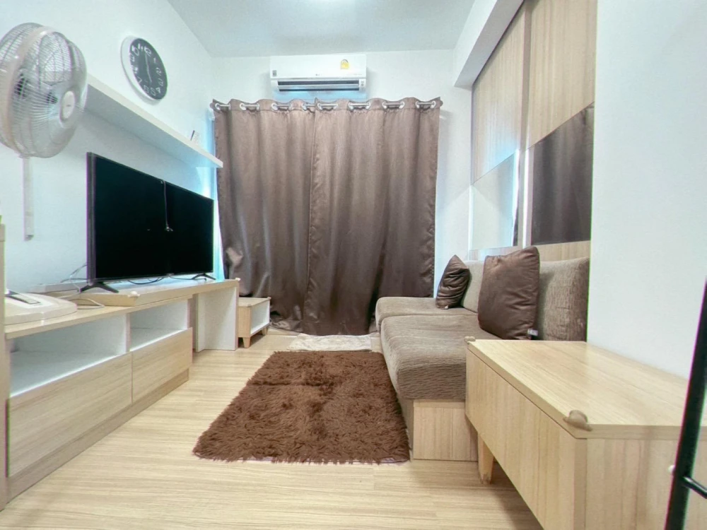 Condo for rent A space play Ratchada - Sutthisan, spacious room, lots of usable space, good price, book now, don't miss out.