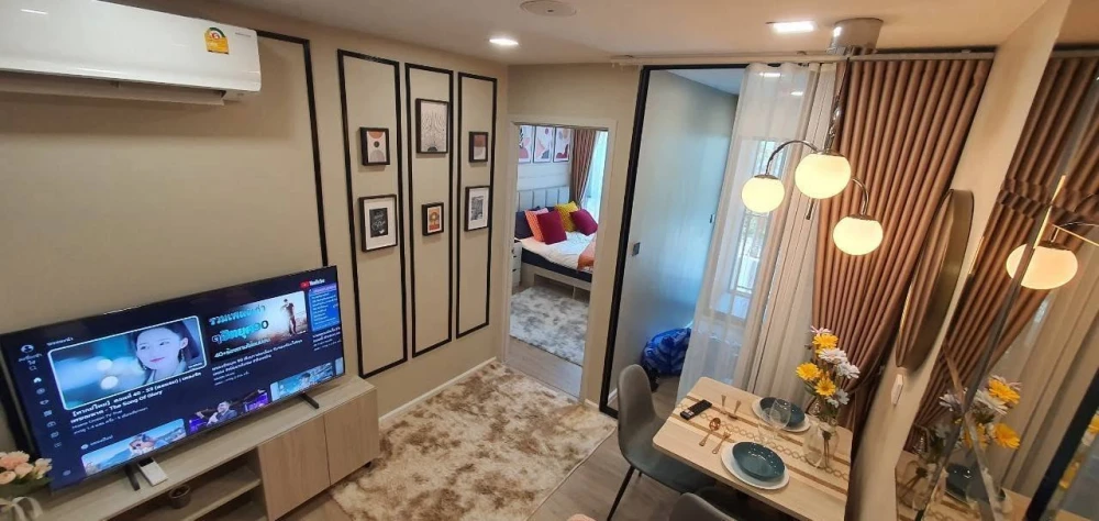 Condo for rent: Atmoz Flow Minburi, 1 bedroom, extra unit, fully furnished, ready to move in. Convenient and complete amenities. Don't miss out!