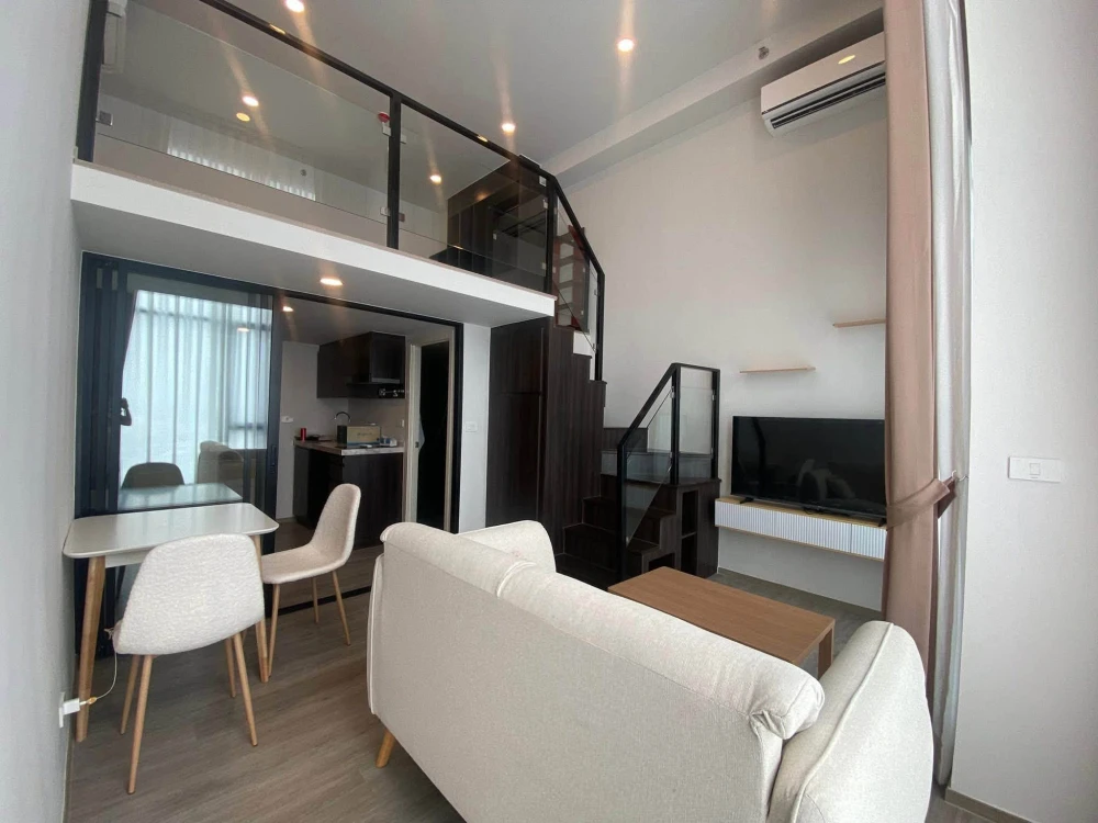 Condo for rent, Duplex, 12th floor, The Origin Plug & Play, Ram Intra, convenient and complete here, book now.