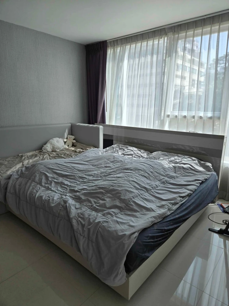 Condo for rent Sukhumvit Living Town, large room, comfortable, 3rd floor, garden view, reserve now, don't wait.