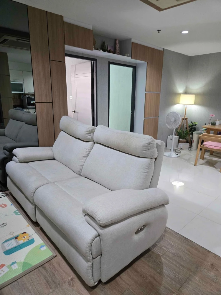 Condo for rent Sukhumvit Living Town, large room, comfortable, 3rd floor, garden view, reserve now, don't wait.