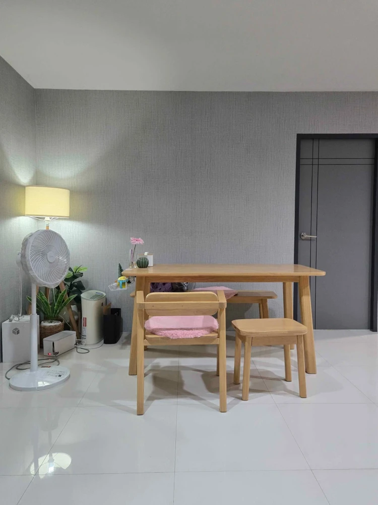 Condo for rent Sukhumvit Living Town, large room, comfortable, 3rd floor, garden view, reserve now, don't wait.