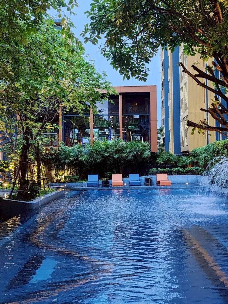 Condo for rent, The Base Sukhumvit 50, ready to move in, fully furnished, with electrical appliances, ready to move in immediately