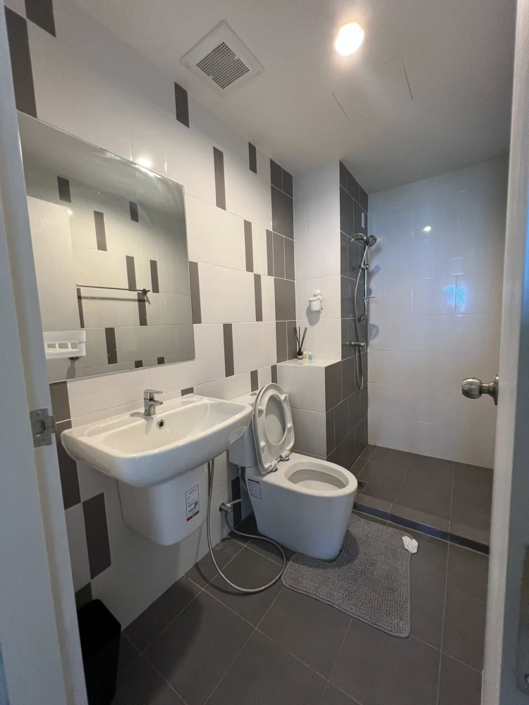 Condo for rent, Niche ID Pakkret, 32nd floor, high view, full facilities, hurry and reserve now, don't miss out!