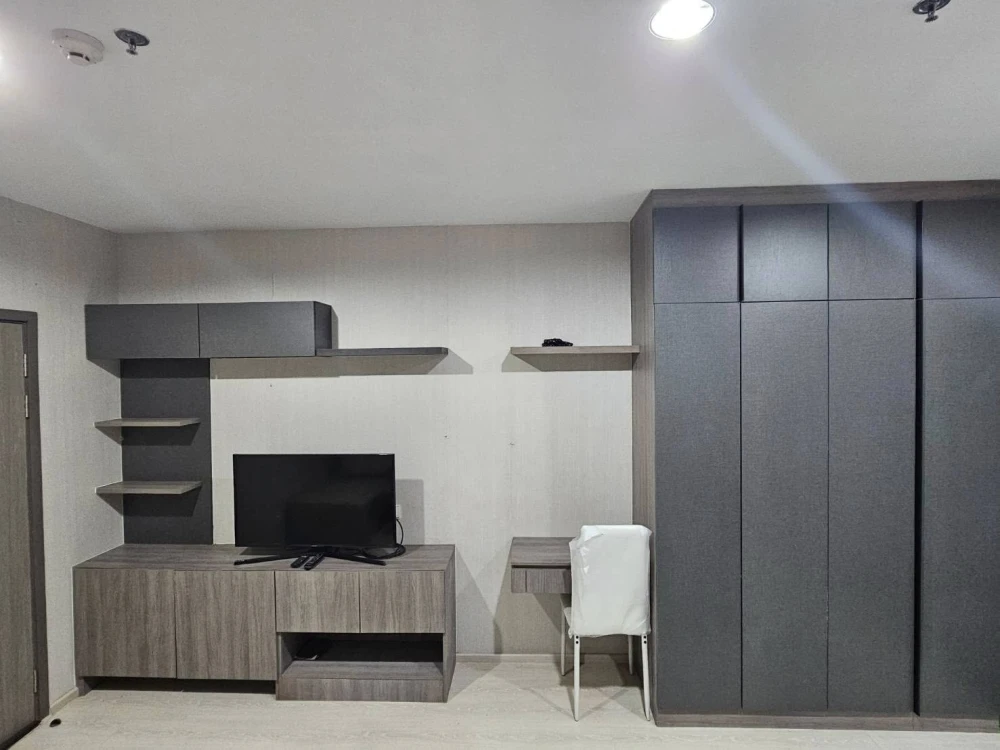 Condo for rent, luxury, next to MRT, beautiful view, high floor, fully furnished, ready to move in immediately, Ideo Tha Phra Interchange