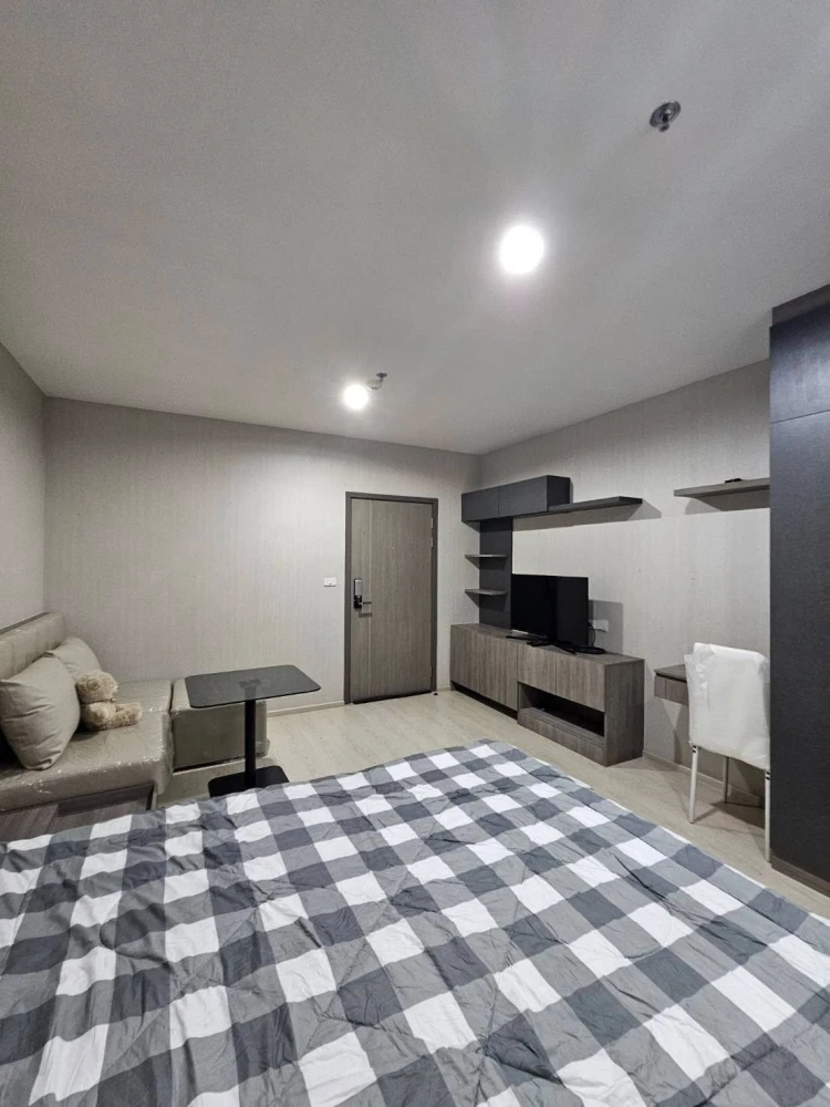 Condo for rent, luxury, next to MRT, beautiful view, high floor, fully furnished, ready to move in immediately, Ideo Tha Phra Interchange