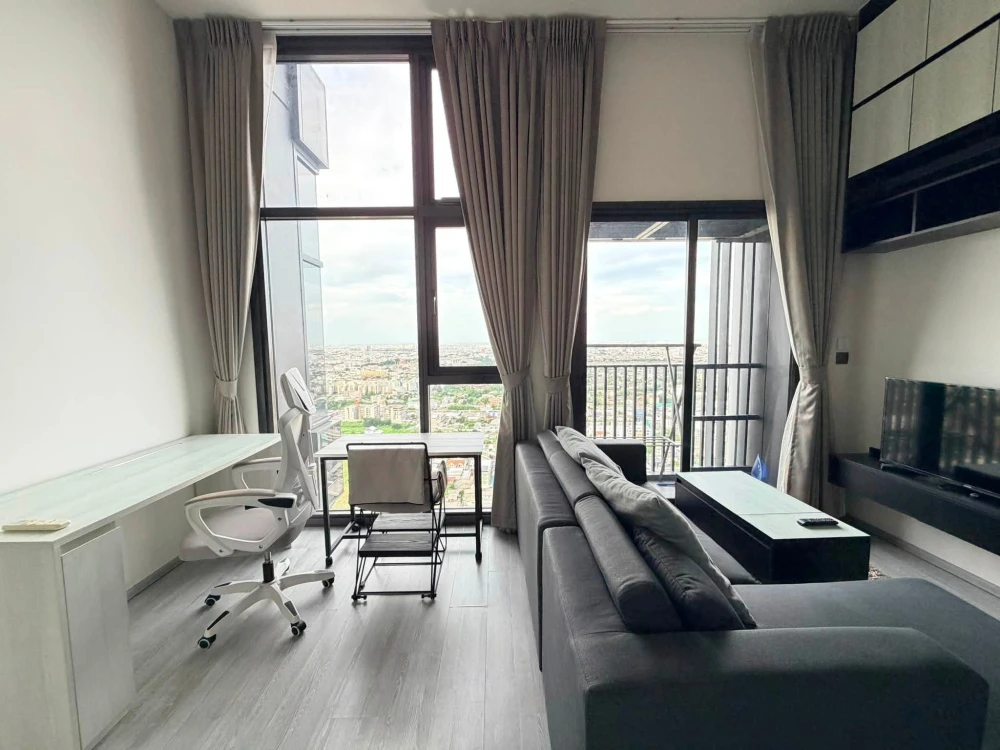 Condo for rent at The Line Sukhumvit 101. Corner unit, very private. Fully furnished and equipped with appliances. Don't miss out!