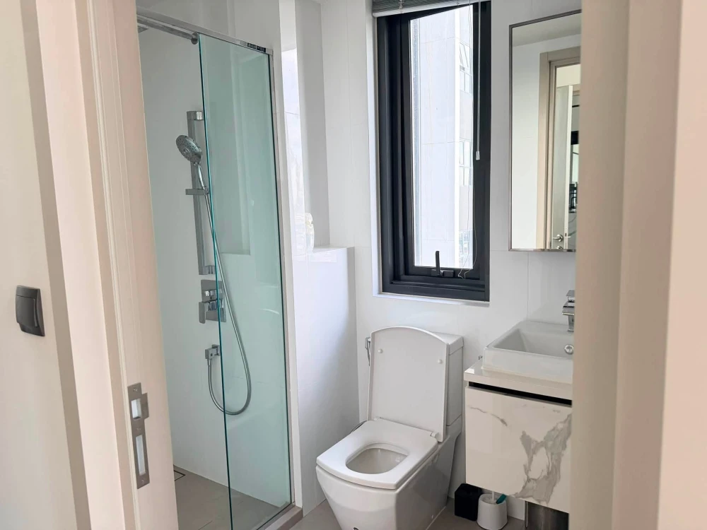 Condo for rent at The Line Sukhumvit 101. Corner unit, very private. Fully furnished and equipped with appliances. Don't miss out!