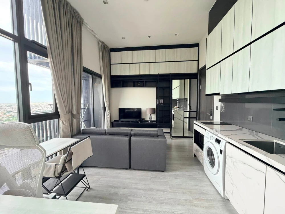 Condo for rent at The Line Sukhumvit 101. Corner unit, very private. Fully furnished and equipped with appliances. Don't miss out!
