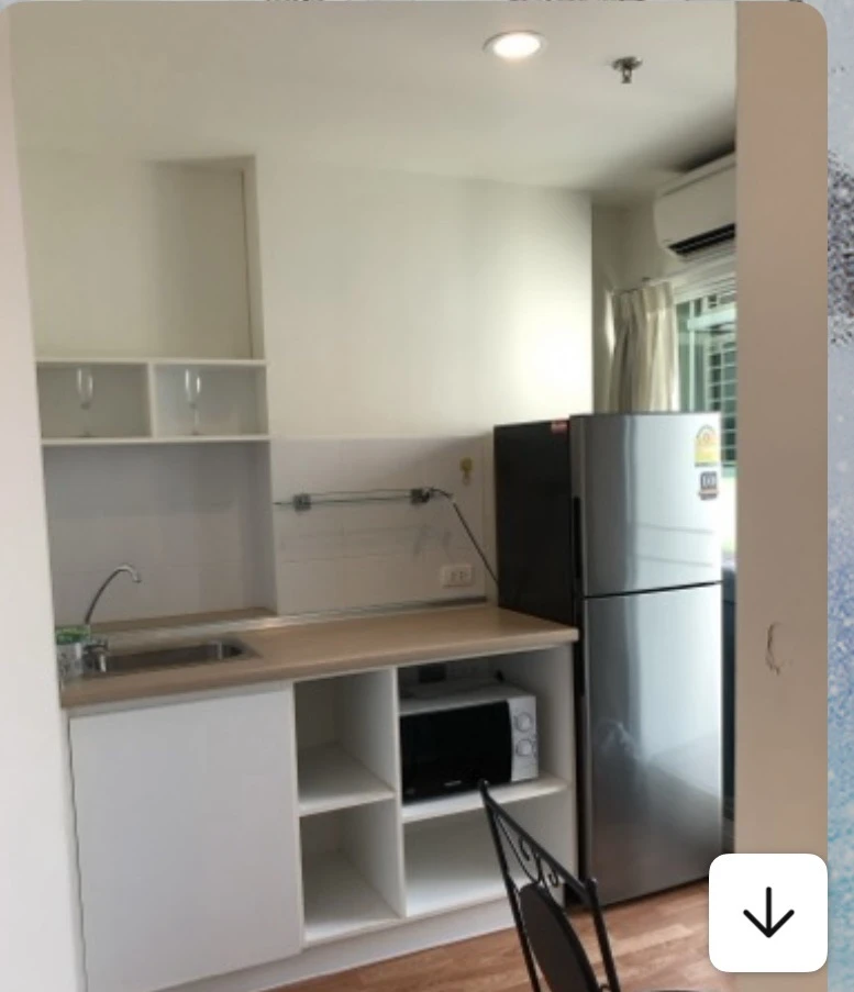 Lumpini Park Petchkasem 98 for rent, 1 bedroom, 26 sq.m., fully furnished. North balcony overlooking the pool Message me quickly.