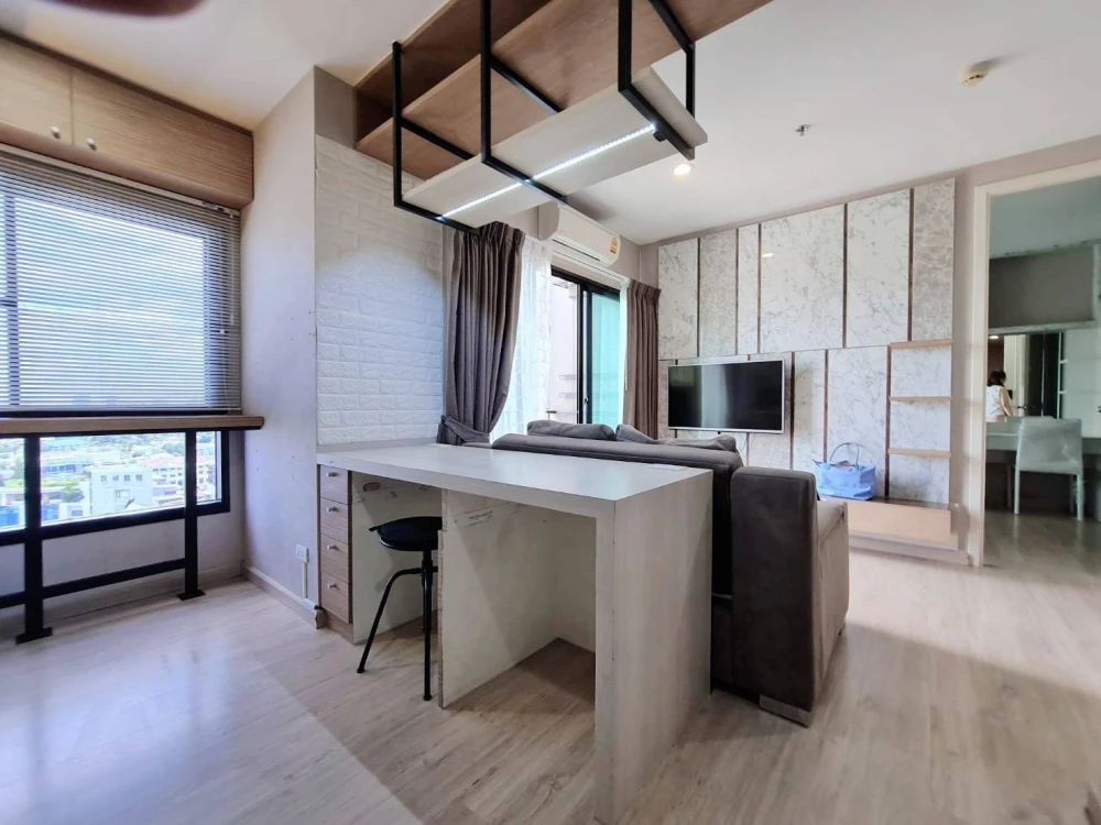 ✨High Floor & Great View! For Rent: The Parkland Phetkasem-Thapra | 1BR 1BA 37sqm 15th Fl. Fully Furnished | Near MRT Thapra