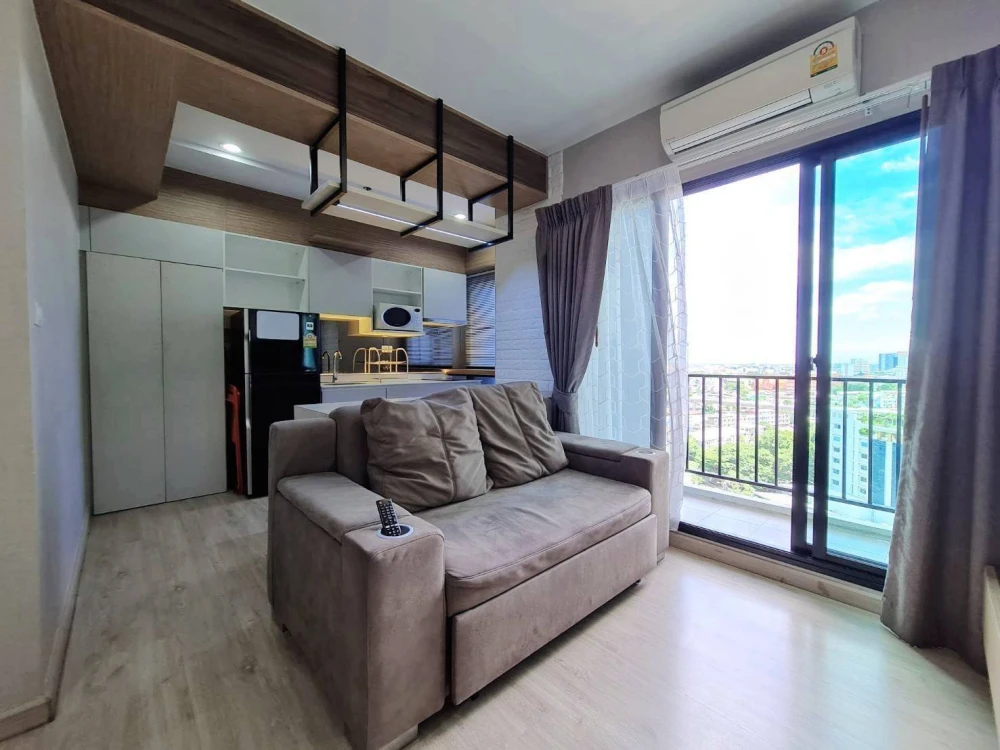 ✨High Floor & Great View! For Rent: The Parkland Phetkasem-Thapra | 1BR 1BA 37sqm 15th Fl. Fully Furnished | Near MRT Thapra