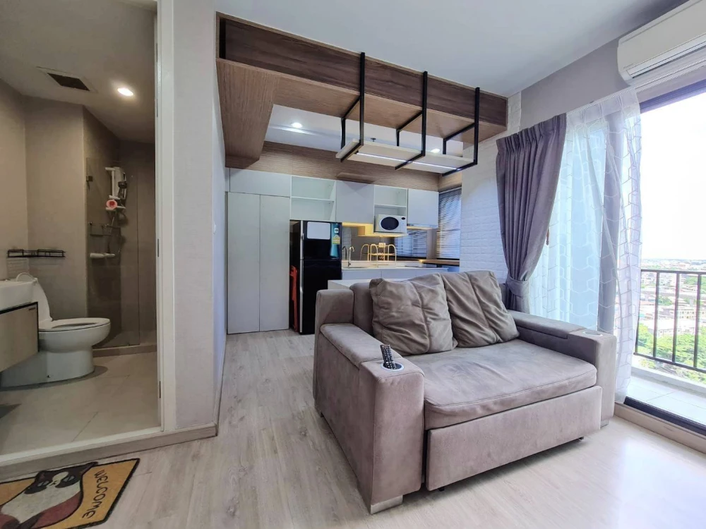 ✨High Floor & Great View! For Rent: The Parkland Phetkasem-Thapra | 1BR 1BA 37sqm 15th Fl. Fully Furnished | Near MRT Thapra