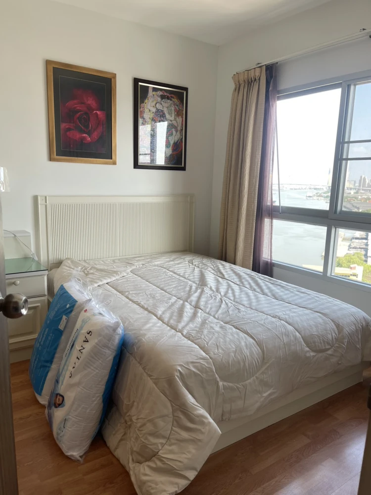 Beautiful room, built-in furniture Fully equipped, 2 bedrooms, 2 bathrooms, rent at Lumpini Park Petchkasem 98.