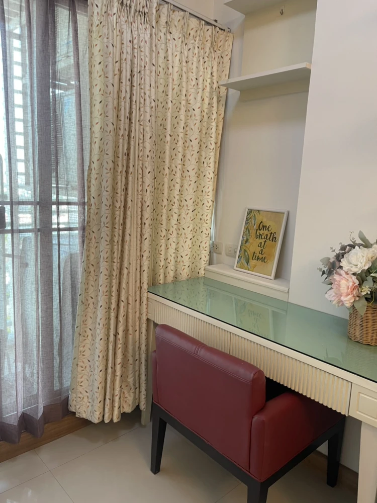 Beautiful room, built-in furniture Fully equipped, 2 bedrooms, 2 bathrooms, rent at Lumpini Park Petchkasem 98.