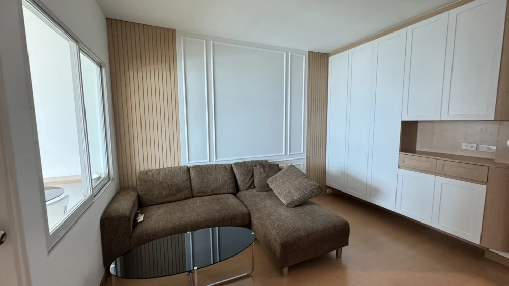 Condo for rent, Life @ Sukhumvit 65, high floor, good wind, full furniture. Electrical appliances, ready to be missed.