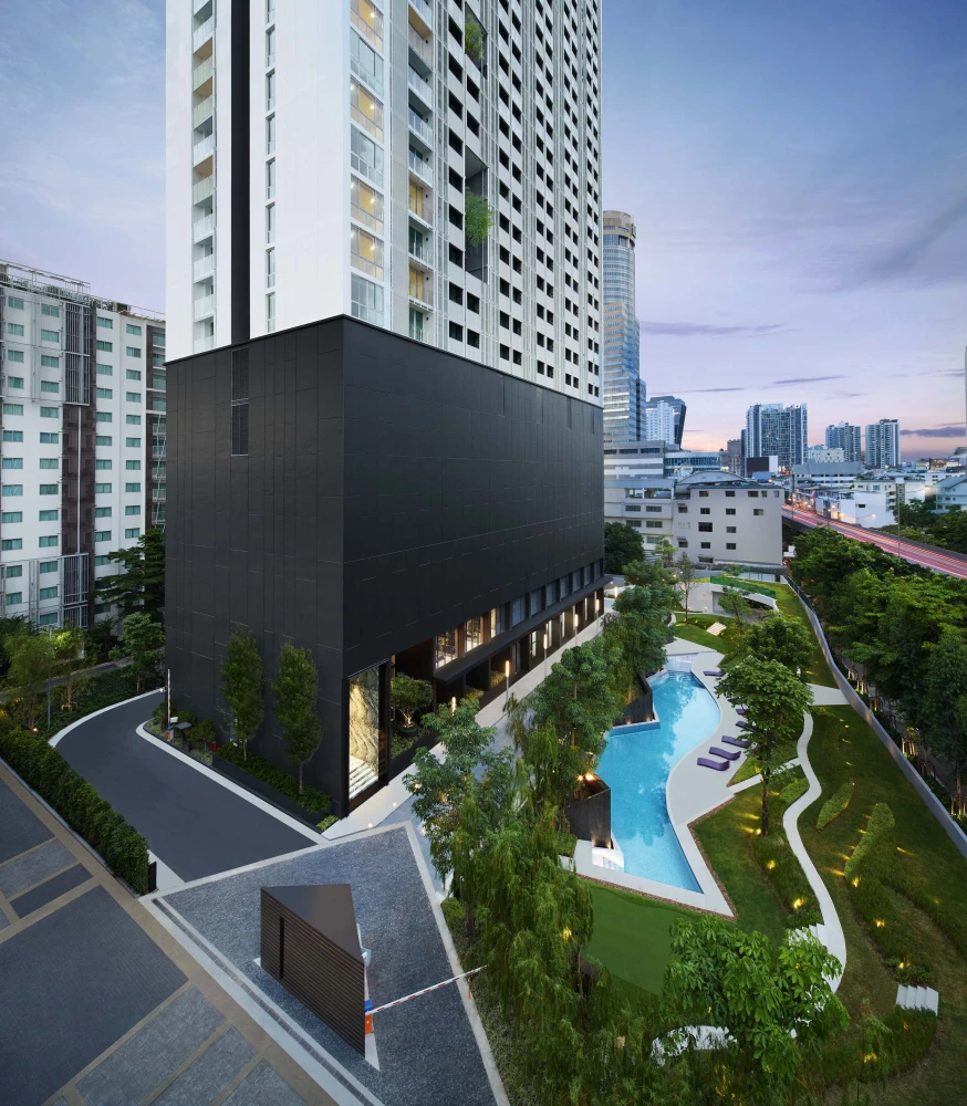 Rent/sell A space ID Asoke-Ratchada, beautiful new room! Near MRT Rama 9, fully furnished, ready to move in