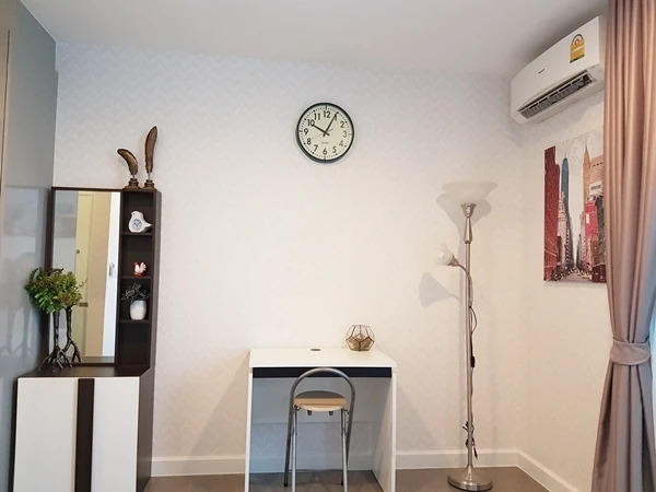 Rent/sell A space ID Asoke-Ratchada, beautiful new room! Near MRT Rama 9, fully furnished, ready to move in