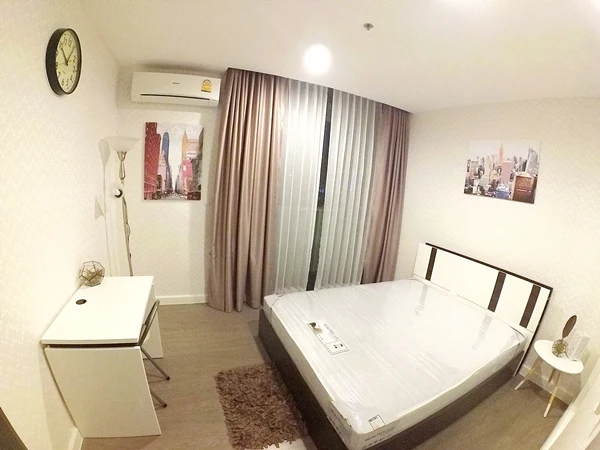 Rent/sell A space ID Asoke-Ratchada, beautiful new room! Near MRT Rama 9, fully furnished, ready to move in