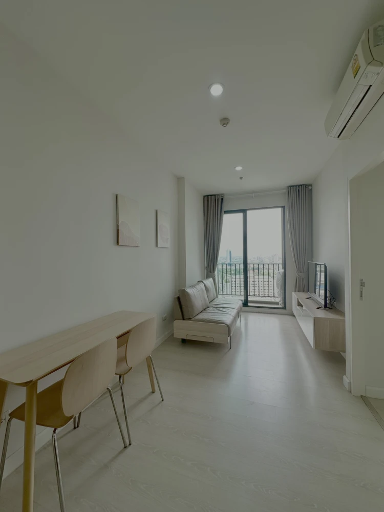 Condo for rent The Niche Pride Thonglor-Phetchaburi, balcony facing Phetchaburi Road, fully furnished, don't miss it!