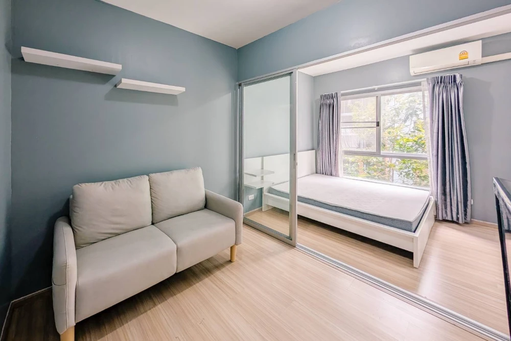 Plum Condo for rent, Bang Yai, 3rd floor, far away from the elevator, quiet, everything is complete in one room. Hurry up and move