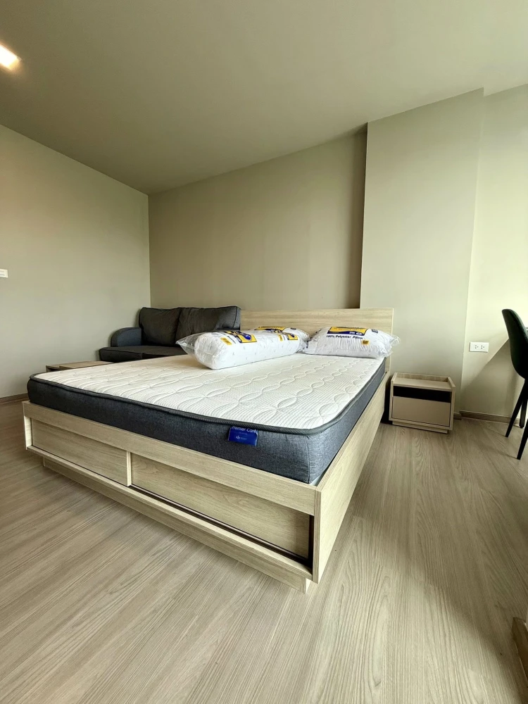 For rent!! D Condo Pana (Charan - Pinklao) 5th floor, Building A, fully furnished, ready to move in. Don't miss out, book now!!