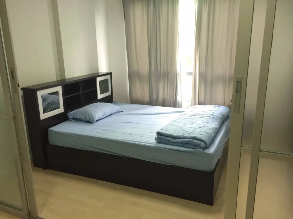 For rent!! D Condo Ramkhamhaeng 64, 3rd floor, Building A, with balcony, beautiful room, fully furnished, ready to move in, don't miss it!!