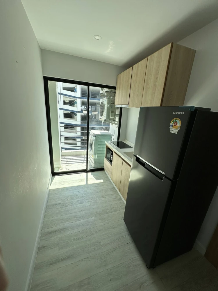 For rent: V Condo Salaya. Spacious room with plenty of usable space. Fully furnished with appliances. Book now, don't miss out!
