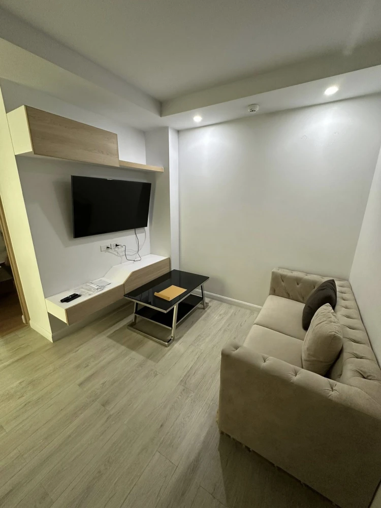 For rent: V Condo Salaya. Spacious room with plenty of usable space. Fully furnished with appliances. Book now, don't miss out!