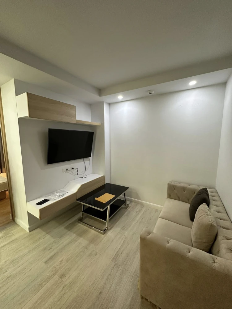 For rent: V Condo Salaya. Spacious room with plenty of usable space. Fully furnished with appliances. Book now, don't miss out!