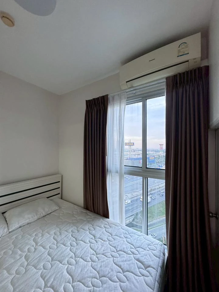 For rent: A Space Me Bangna, 1 bedroom, 1 bathroom, good location, convenient transportation, beautiful view, not blocked, reserve now.