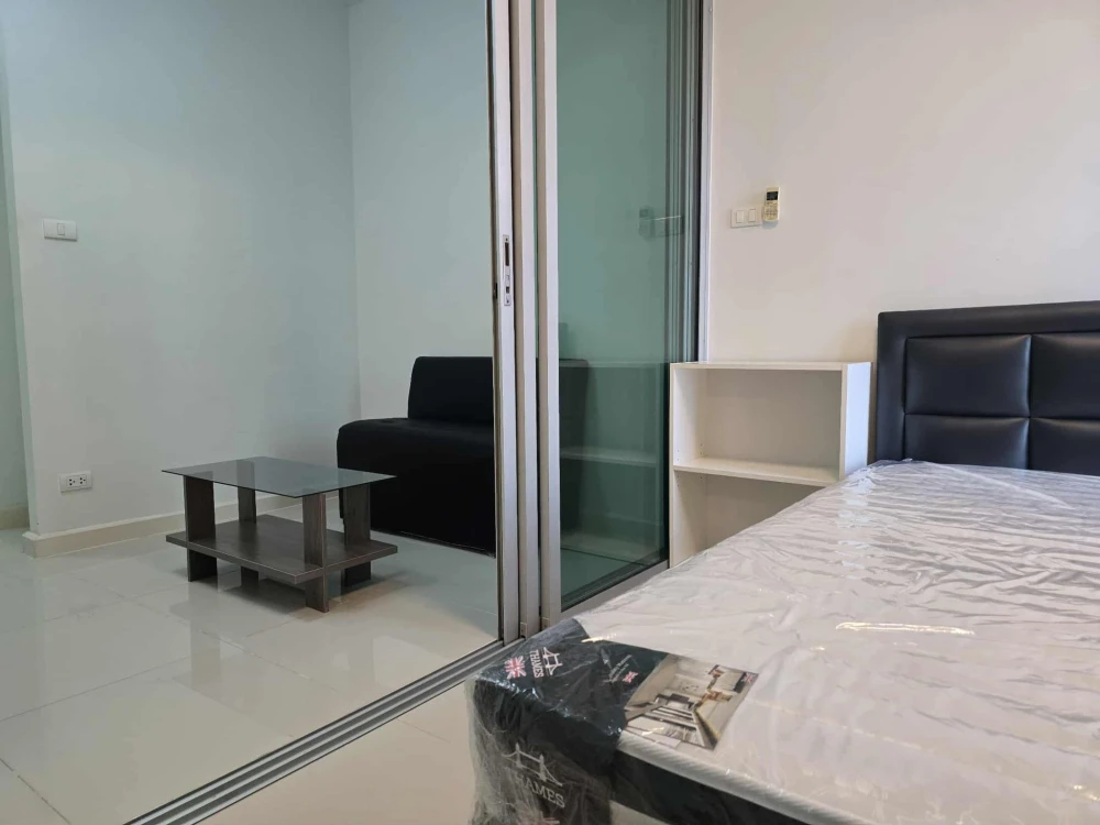 For rent: A Space Me Bangna, 1 bedroom, 1 bathroom, fully furnished, including washing machine. Don't miss out!