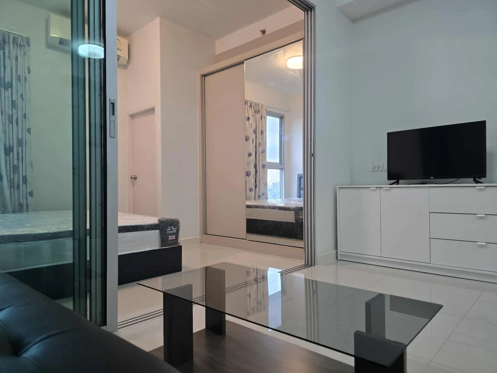 For rent: A Space Me Bangna, 1 bedroom, 1 bathroom, fully furnished, including washing machine. Don't miss out!