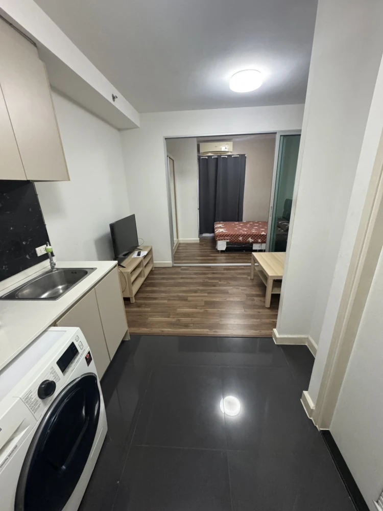 For rent: A Space Me Bangna, 18th floor, fully furnished, comfortable unit. Book now, don't miss out!