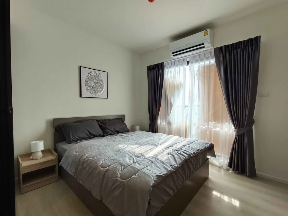 For rent: A space Mega 2, 25th floor, very high, great city view, fully decorated, ready to move in.