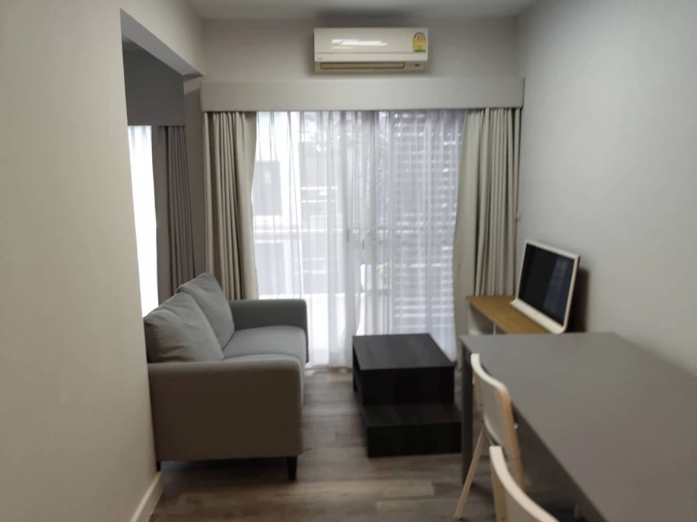 For rent: A Space Play Ratchada-Sutthisarn. Ready to move in, fully furnished. Book now!
