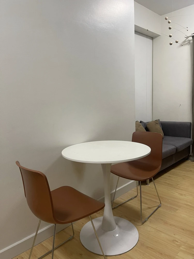 For rent: A Space Asoke-Ratchada, Building E, 4th floor, garden side room, fully functional decoration, don't miss it.