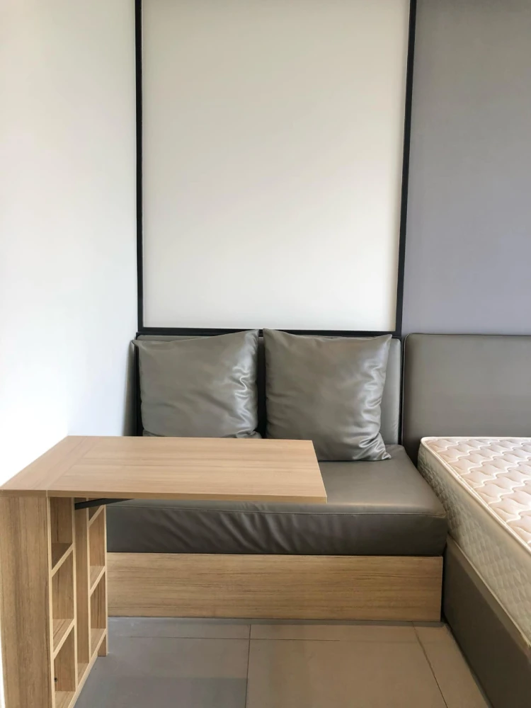ให้เช่า AQ Alix-Residence Soonvijai ชั้น 4 ห้องมุม เห็นวิวต้นไม้ร่มรื่นสบายตา ตกแต่งครบๆ สนใจจองเลยจ้า