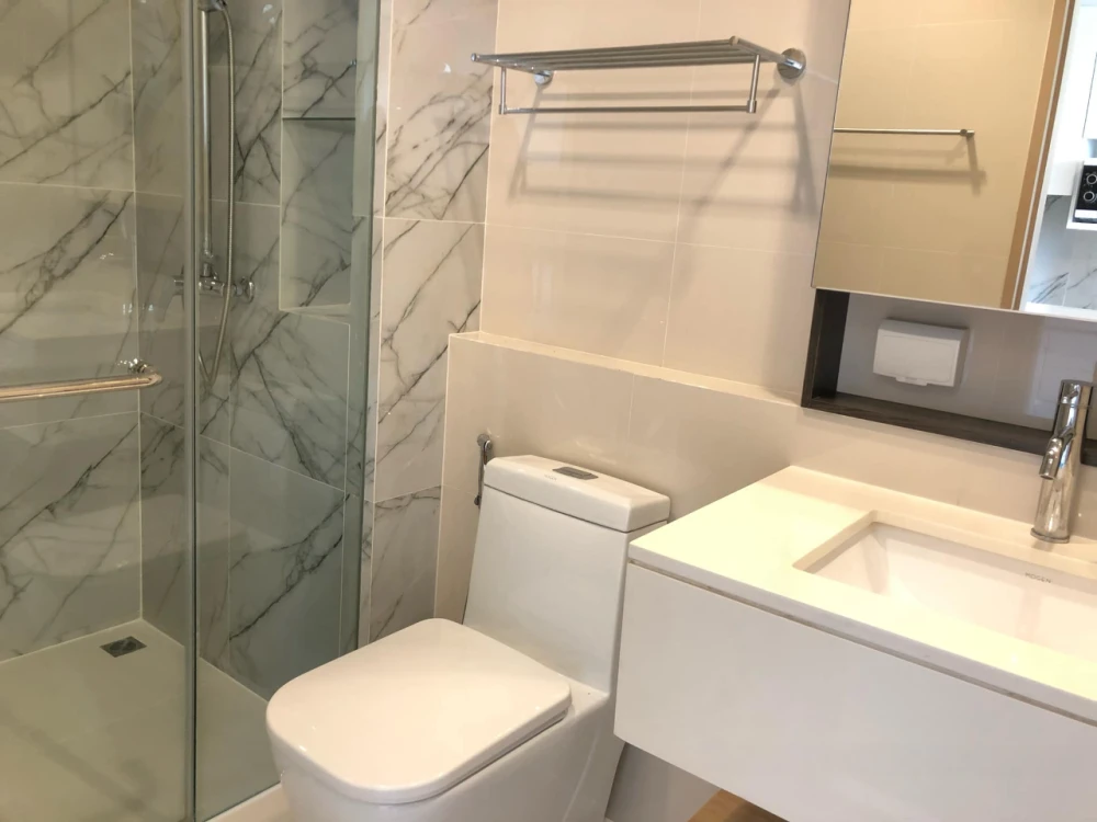ให้เช่า AQ Alix-Residence Soonvijai ชั้น 4 ห้องมุม เห็นวิวต้นไม้ร่มรื่นสบายตา ตกแต่งครบๆ สนใจจองเลยจ้า