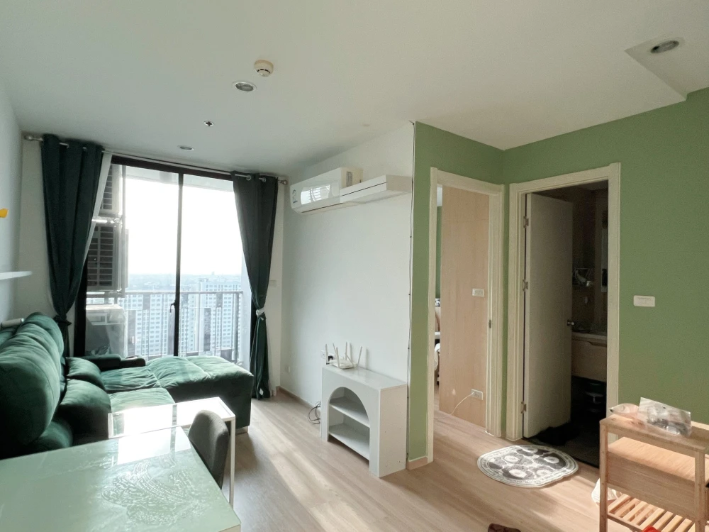 For rent: Artemis Sukhumvit 77, high floor, open view, no buildings blocking the way, room not on the road, no traffic noise, quiet, reserve now.