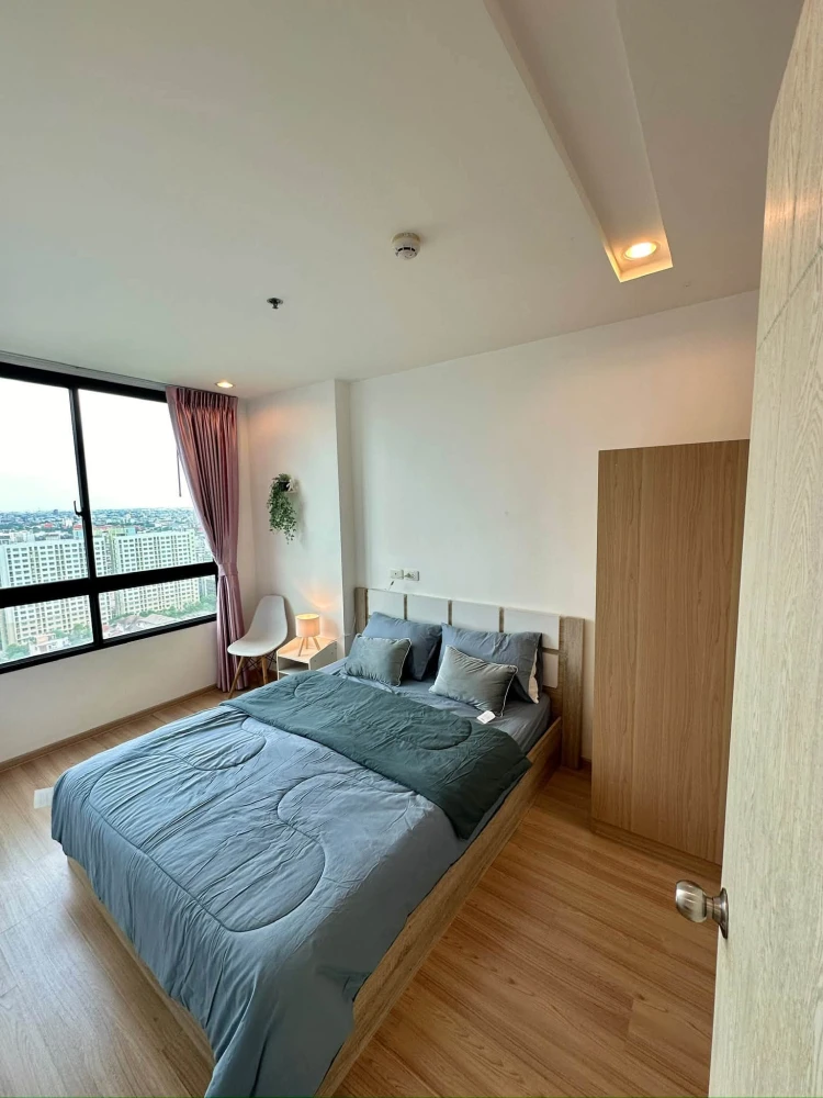 For Rent: Artemis Sukhumvit 77. 2 bedrooms, 2 bathrooms, 24th floor with a beautiful view. Fully furnished and equipped with all appliances—move-in re