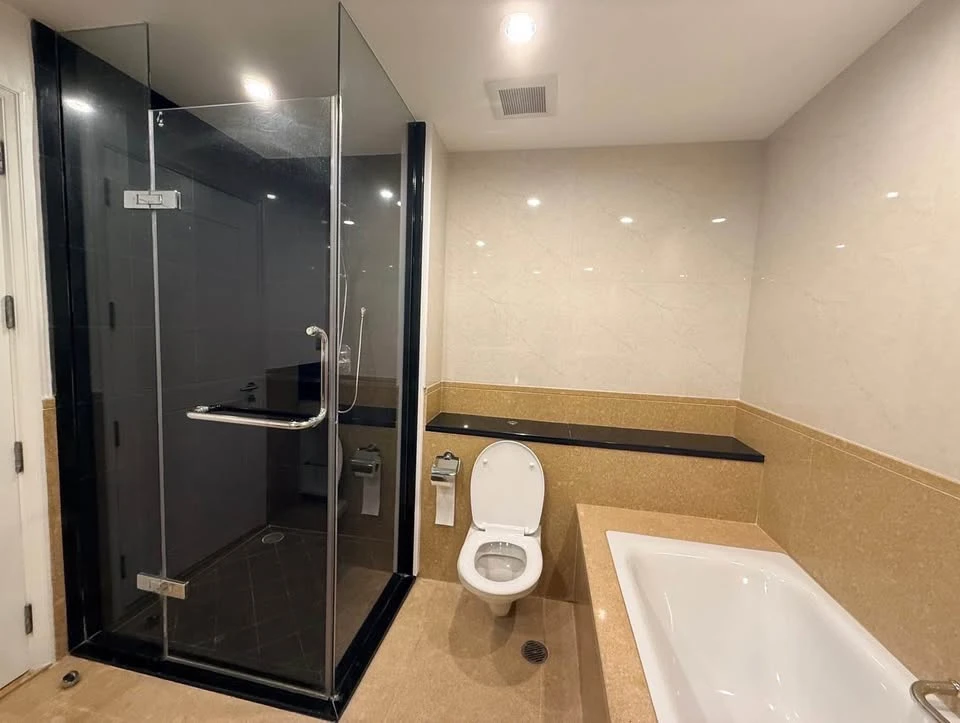 For rent: Ascott Sathorn condo, 2 bedrooms, 2 bathrooms, fully furnished, high floor, beautiful city view. Don't miss out!