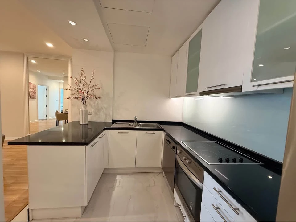 For rent: Ascott Sathorn condo, 2 bedrooms, 2 bathrooms, fully furnished, high floor, beautiful city view. Don't miss out!