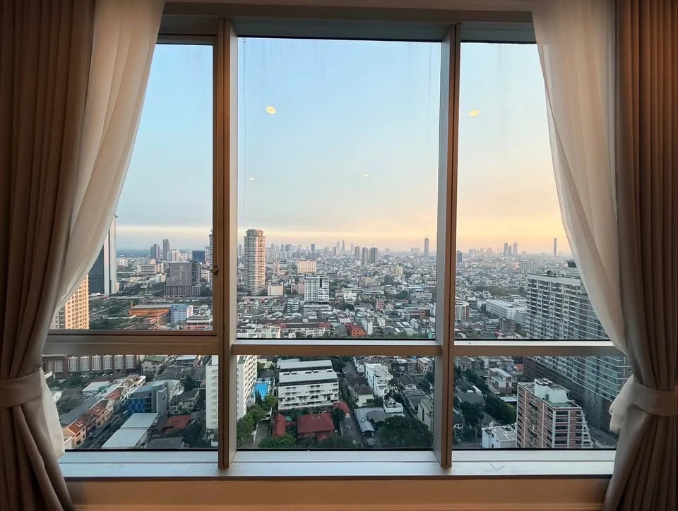 For rent: Ascott Sathorn condo, 2 bedrooms, 2 bathrooms, fully furnished, high floor, beautiful city view. Don't miss out!