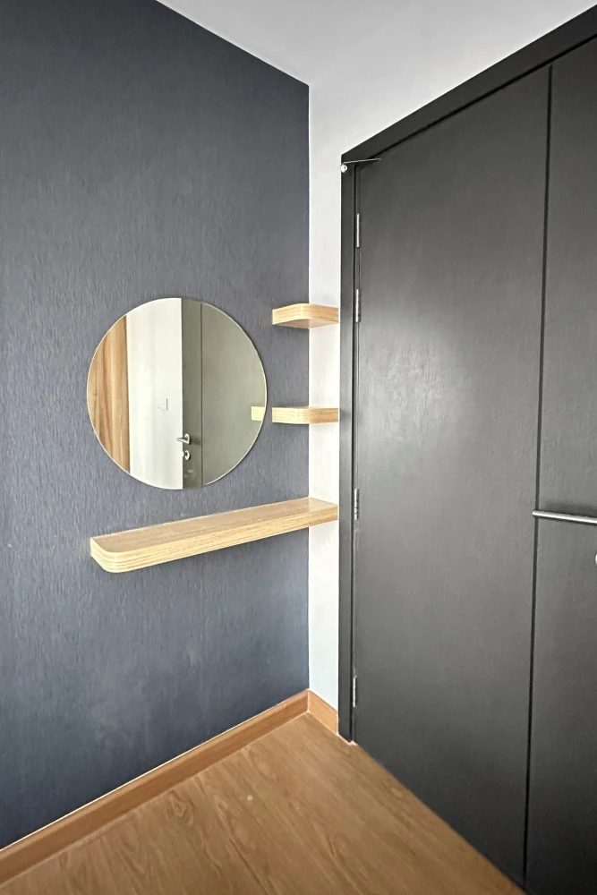 For rent ASHER Ratchada-Huai Khwang, 1 bedroom, 1 bathroom, good location, easy to travel, complete facilities, reserve now.